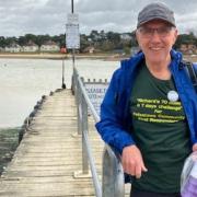 Richard Northrop has completed at 70 mile walk