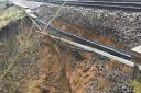 A picture of the previous landslip, which damaged the railway between Alresford and Great Bentley. Picture: NETWORK RAIL