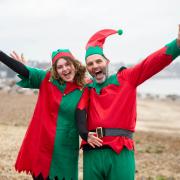 The Felixstowe Dip brought hundreds out on Christmas Day.