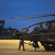 The British Army’s Apache Mk. 1 attack helicopter made its final flight yesterday