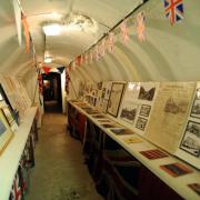 Clifford Road Primary School air raid shelter, which is under the playground and has been turned into a museum