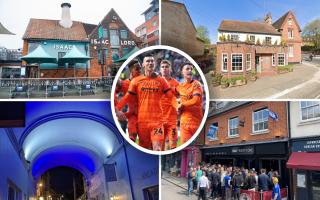 Bars and pubs in the town are getting ready for a potential party as Ipswich Town could win promotion to the Premier League