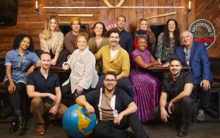 The cast of Come from Away UK and Ireland tour, who will be in Ipswich