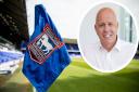 Ipswich Central Chair Terry Baxter is urging businesses to turn blue and white to show solidarity with Town ahead of Saturday's match. Image: Ipswich Central