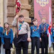 Wolsey District; Squirrels, Beavers, Cubs, Scouts and Explorer Scouts, took part in the annual St Georges Day Parade