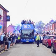 A boy was injured during Town's promotion parade in Ipswich