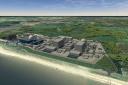 How Sizewell C with its twin reactors could look alongside plants A and B on Suffolk's coast