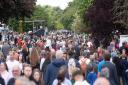 Crowds in one of the avenues at the second day of the Suffolk Show 2022 - as the event enjoyed blockbuster attendance