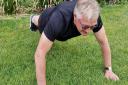 Ian Pulford committed to doing 3,000 push-ups in April for East Anglian Air Ambulance