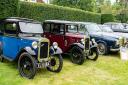 Some of the cars on display at a Helen Rollason Cancer Charity event in Essex