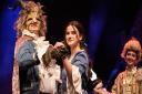 Students from Farlingaye High School stage a dress rehearsal of Beauty and the Beast at the Seckford Theatre.