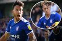 Macauley Bonne and Joe Pigott are vying for the one striker spot at Ipswich Town.