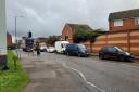 Traffic is building in Ipswich, including in Wherstead Road, due to the Orwell Bridge closure