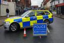Norwich Road was closed following the incident Picture: ARCHANT