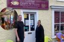 Steve Moore and Lesley Moore from Coffee Craft 'N' Moore in Needham Market are celebrating five years on the High Street and are backing a new Christmas campaign to get shoppers spending money with independent businesses over the festive season