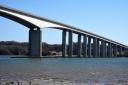 Wind speed measures were introduced on the Orwell Bridge in March