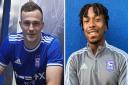 New Ipswich Town signings George Edmundson and Kyle Edwards