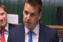 Ipswich MP Tom Hunt in Parliament  Picture: HOUSE OF COMMONS