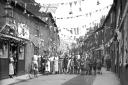 Residents of Albion Street, Ipswich, celebrating the Silver Jubilee of King George V in May 1935. Picture: Charlie Girling