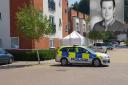 The scene around Siloam Place. [Inset] Thomas Kemp, 32, who worked at the University of Suffolk  Picture: ARCHANT/UNIVERSITY OF SUFFOLK