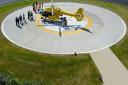 The new helipad at Ipswich Hospital Picture: WARREN PAGE/PAGEPIX