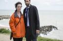 Olivia Colman as DS Ellie Miller and David Tennant as DI Alec Hardy in Broadchurch.  Picture: ITV/Kudos.