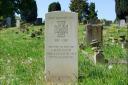 Private Sam Harvey's grave