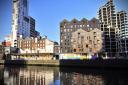 A sunny winter's day on Ipswich Waterfront