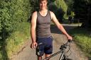 Isaac Powell will cycle from Paris to London in aid of UCLH Haematology Cancer Care Picture: GERALDINE POWELL