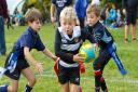 Action from the Woodbridge Rugby Club U7-U12 Festival. Pictures: SIMON BALLARD