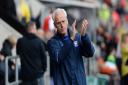 Ipswich Manager Mick McCarthy applauds the travelling fans before kick-off at Rotherham