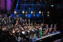 The John Wilson Orchestra performing at this year's Snape Proms. Photo: Chris Christodoulou