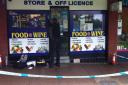 Hardwick Convenience Store & Off Licence which was the scene of the armed robbery