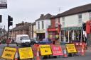 Rush hour chaos in Ipswich as part of Spring Road is closed after a depression appeared in the road surface