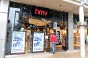 HMV store in Bury St Edmunds. HMV has offically gone into administration putting 4,000 jobs at risk country wide.