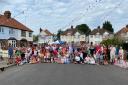 Dozens of people took part in the Jubilee celebrations in Brookfield Road