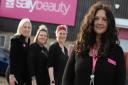 Manager Helen Woiwod and the team at Sally Beauty in Goddard Road, Ipswich
