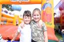 Layla and Finlay at Chantry Park family fun day in Ipswich