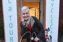 Anna Mathews outside La Tour Cycle Cafe, Ipswich