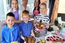 Charity Cake sale held by Eloise Vine whose mother Samantha died recently of Breast Cancer