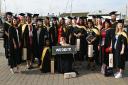 Spirits were high as the University of Suffolk graduation week continues