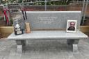Students and staff at Claydon High School set up a memorial bench for late PE teacher, Matt Jack, Supplied