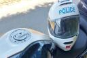 A motorcyclist was stopped on the A14 for travelling over 100mph