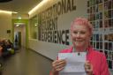 Anne Blowers, 74, passed her English GCSE at Suffolk New College