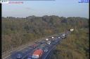 A broken down lorry has caused severe delays on the A14