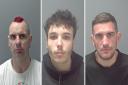 Some of the criminals jailed at Ipswich Crown Court in the last week