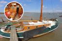 A houseboat is for sale in a much loved Suffolk seaside town