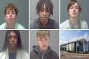 The five were sentenced at Ipswich Crown Court on Thursday.