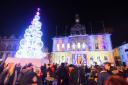 The Christmas lights in Ipswich will be switched on this week