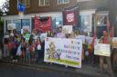 Woodbridge children's home protest